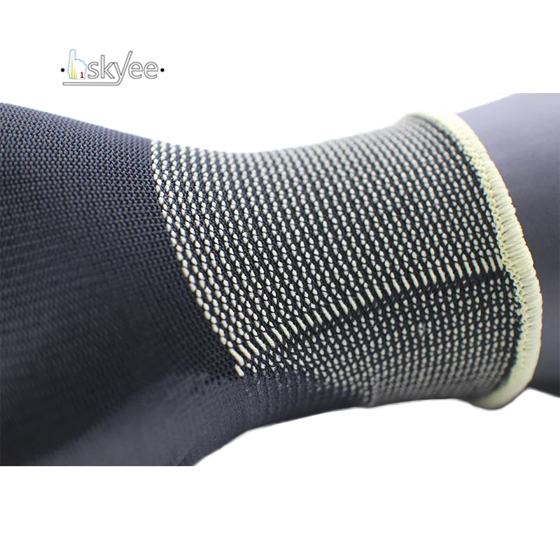 SKYEE ANSI 13-игла с полностью ориентированной нитью, покрытая Полиуретаном Устойчивый К Проколам перемещение перчатки с ручкой для строительства
