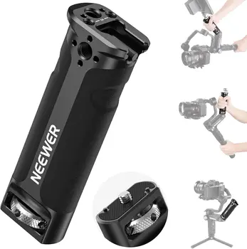 NEEWER Sling Handle Grip for WEEBILL-S Only, Handgrip with Cold Shoe, 1/4" Thread, 1/4" Thumb Screw, 3/8" ARRI Locating Holes