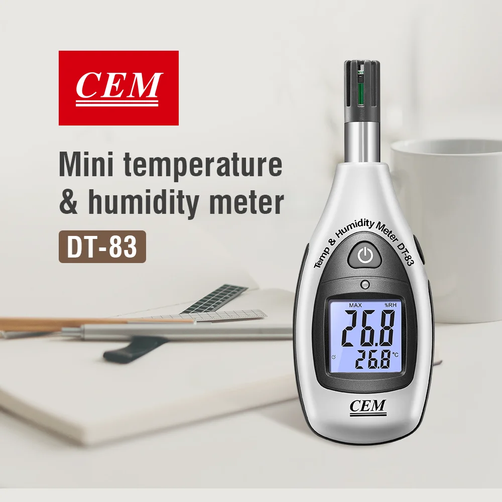 Cem Dt83 Industrial Portable Digital Mini Temperature Humidity Meter