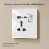 1Gang +Universal Socket +USB+Type-c