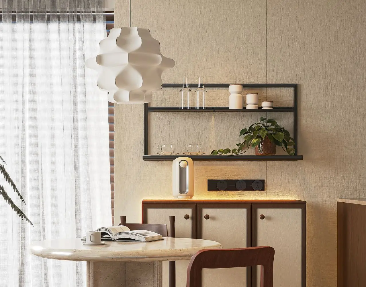 Reliable Quality Double Layer Metal Floating Wall Shelves Space-Saving Kitchen Living Room Storage Shelf Durable Large Capacity factory