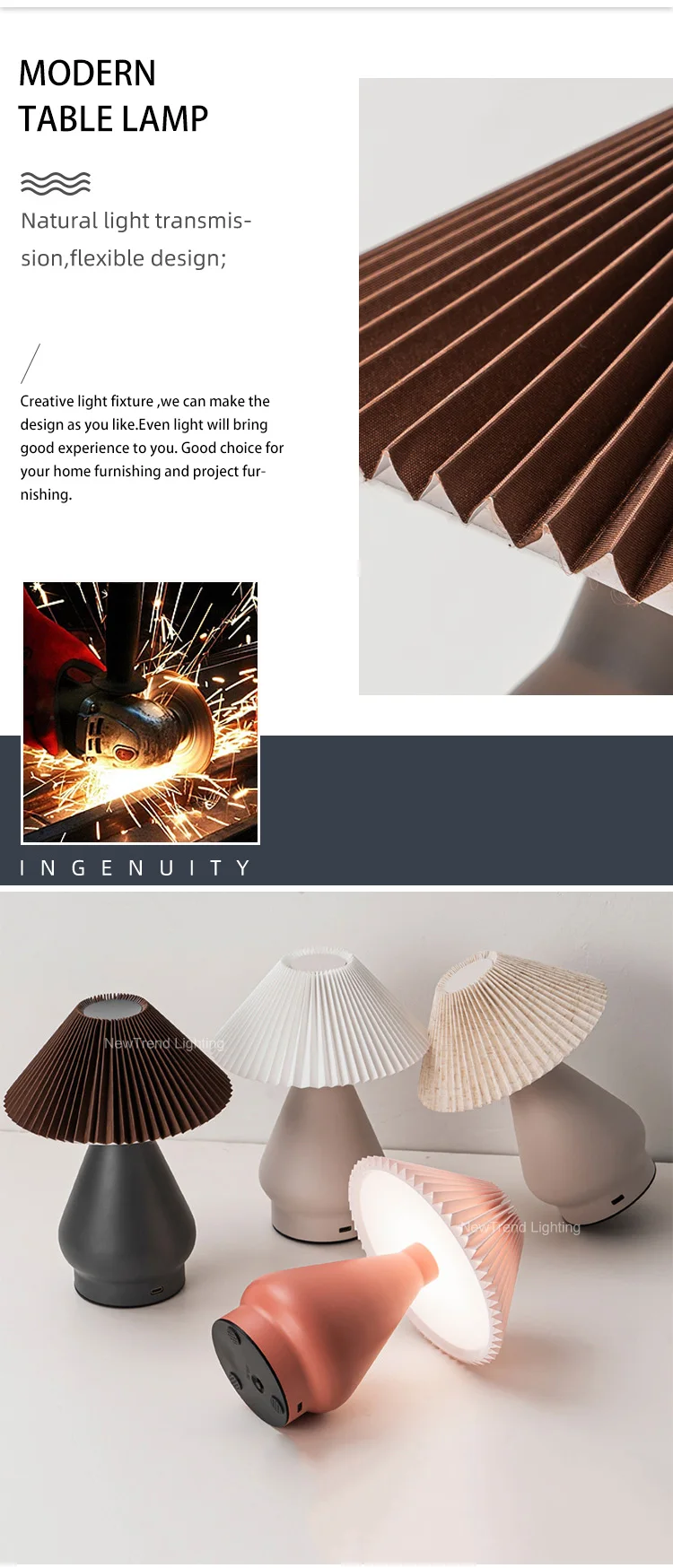 dxzp04 new product indoor decoration night light home bar party modern led rechargeable table lamp-1