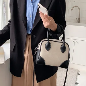 2026 New Fashion Oem Korean Canvas Handbag Wholesale Luxury Messenger Crossbody Bag Women Shoulder Tote Hand Bags