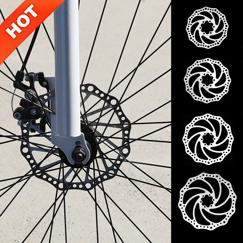 product new image 140mm to 203mm bike disc brake rotor with 6 bolts for road mountain bmx mtb bicycle brake-4