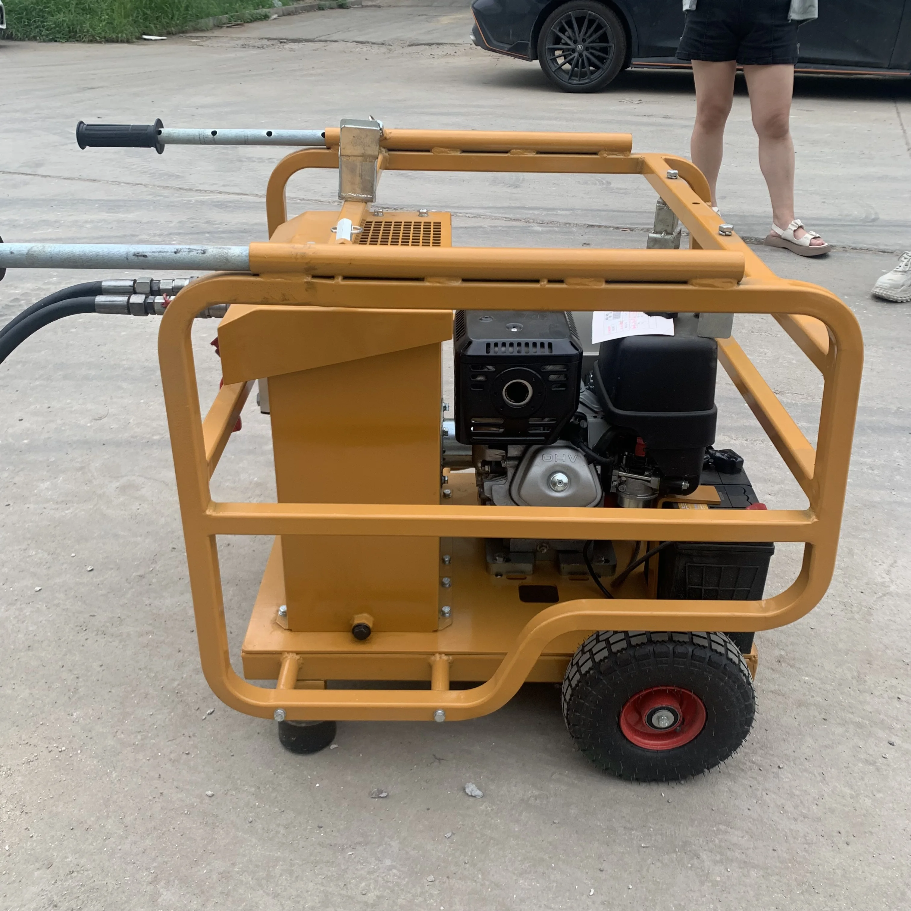 China Factory Direct Portable Diesel Gasoline Engine Portable Hydraulic 13 18 30 HP Power Pack