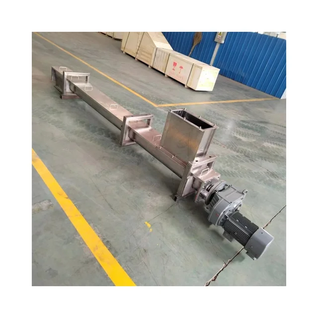 Specialized Plant Customized Stable Commercial Grain Screw Conveyor Feeder for Food Processing Lines 3