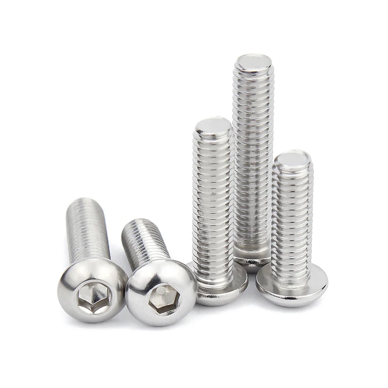 Aluminum Profile Locking T Type Slot Spring Round Nuts and Half Round Bolts Set Shrapnel Nut and Button Head Socket Screw Kit
