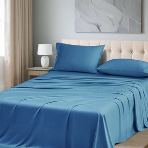 Best-selling Simple Luxury Bamboo Bed Sheets Duvet Cover Set Light Color Handcrafted Factory Luxury Bamboo Bedding
