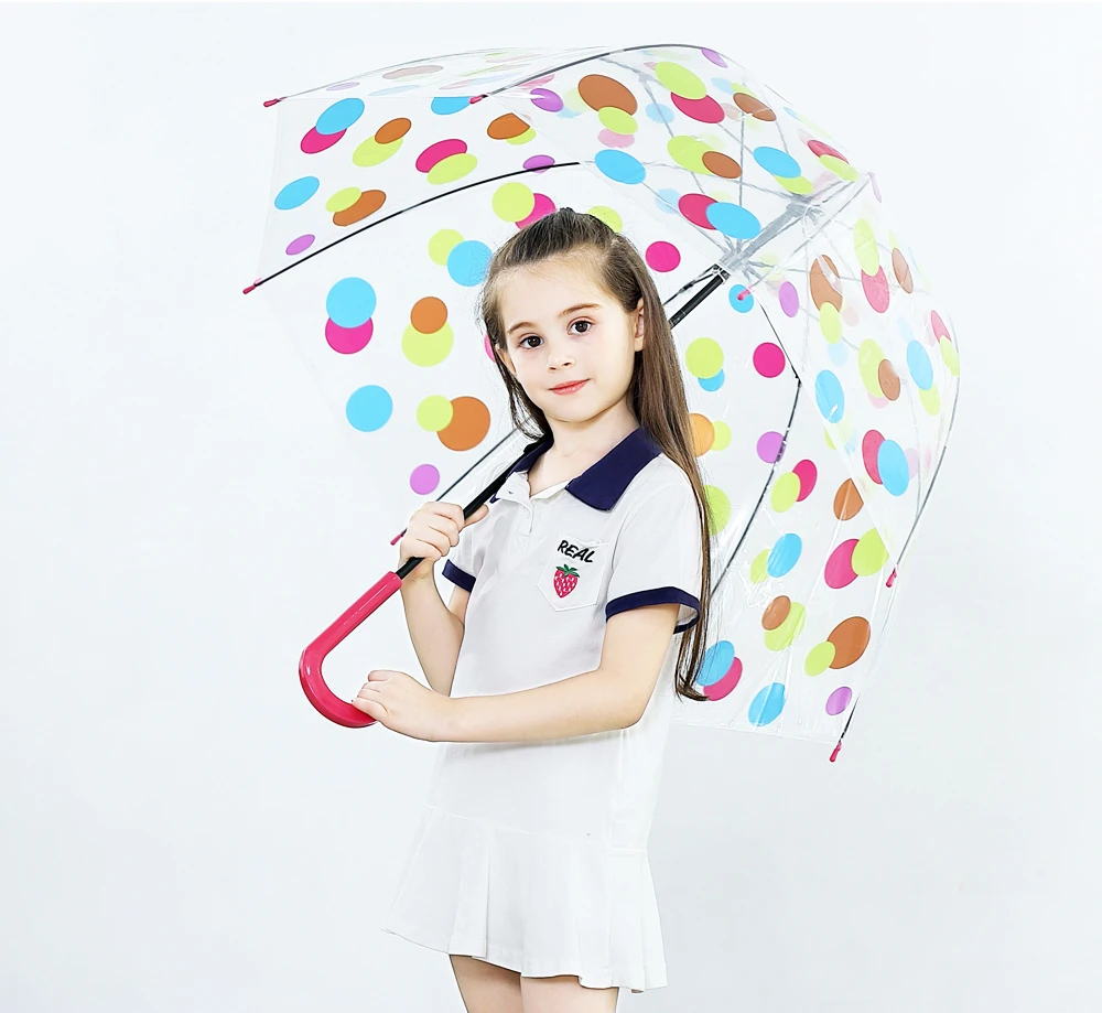 Clear child. Детский зонт для девочки Magic Rain. Защитный зонт.