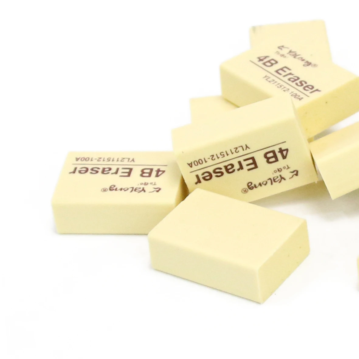 Классический нетоксичный ластик-карандаш Yalong канцелярские товары для студентов однотонные на заказ новый стиль