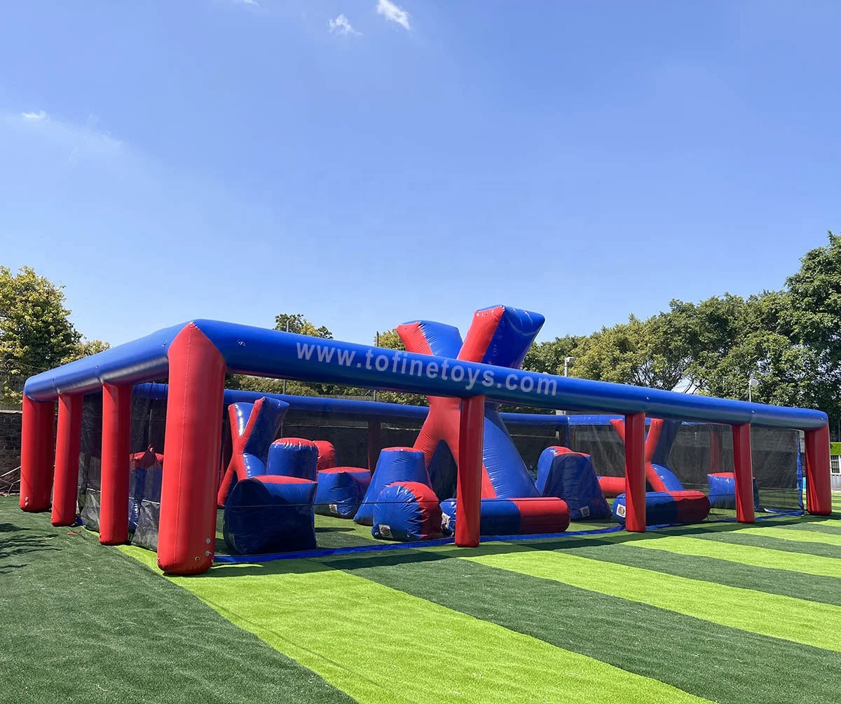 Paintball Arena Inflatable Bouncer Inflatable Air Bunkers Field for Outdoor Sports Event
