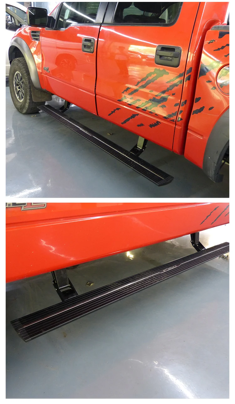 Aluminum Alloy Exterior Accessories Truck Side Step Power Running Board for Ford F150 Raptor Car Foot Step manufacture