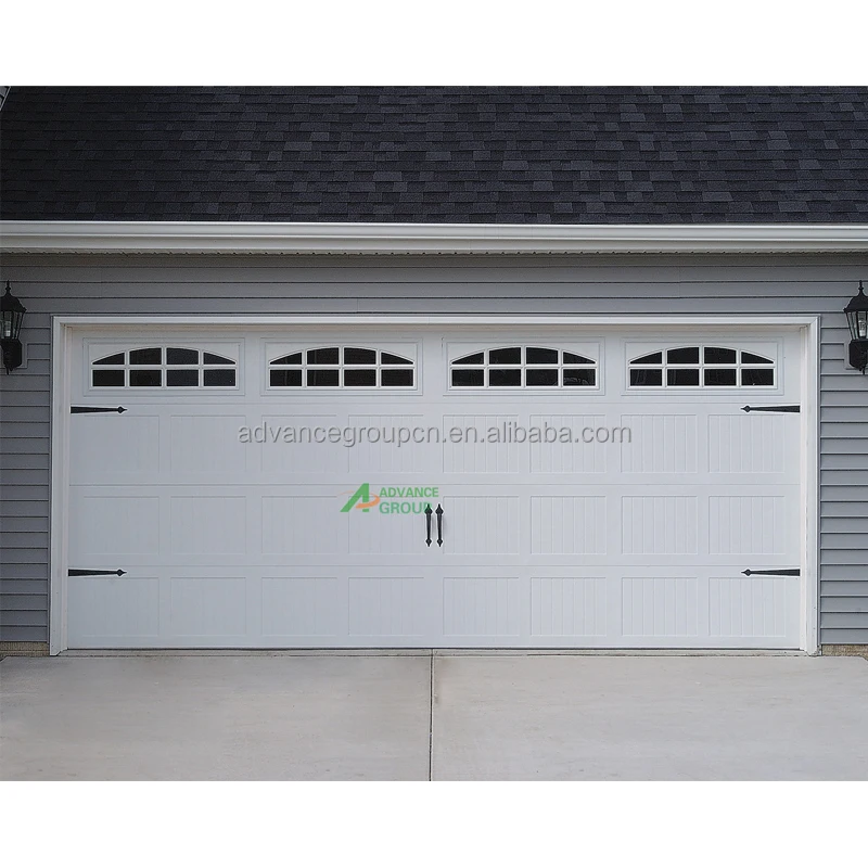 Pretty Residential Automatic Sectional Overhead Porton Garage Door
