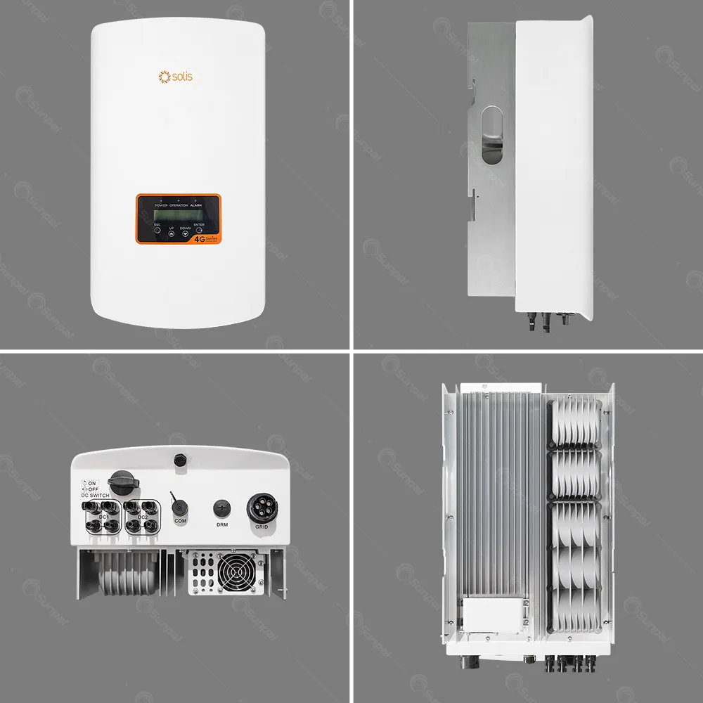 Solis Three Phase 220 380 Voltage 3kw 5kw 10kw 15kw 20kw 25kw on Grid Solar Inverter