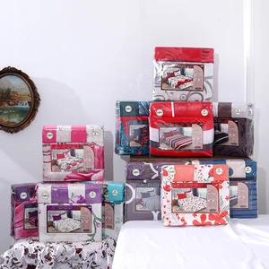 Thick Microfiber Cotton Touch Queen king Size 6 Pcs Bed Sheet Set with Pillowcases Fitted Sheet Bedding Sheet in Stock