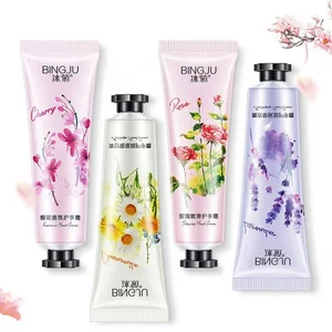 Customized Hand Care Lotion Nourish Anti Wrinkle Chamomile Rose Mini Hand Whitening Repair Cream