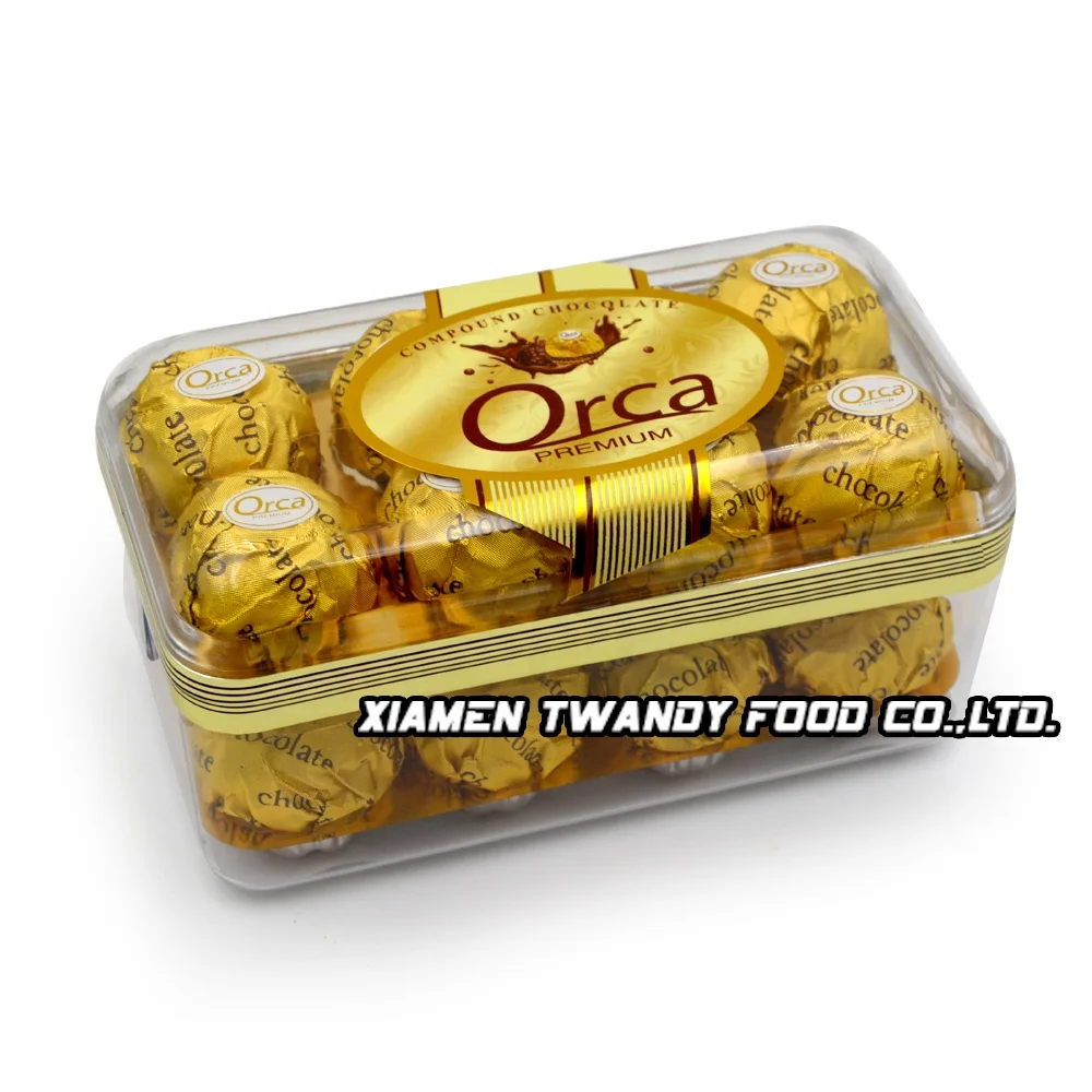 Wholesale Custom Private Label Nut Compound Golden Chocolate Ball