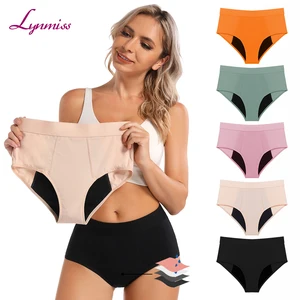 LYNMISS High Waist Leakproof Women Period Menstrual Panties Teneegers Leak Proof Turkye Menstrual Period Underwear