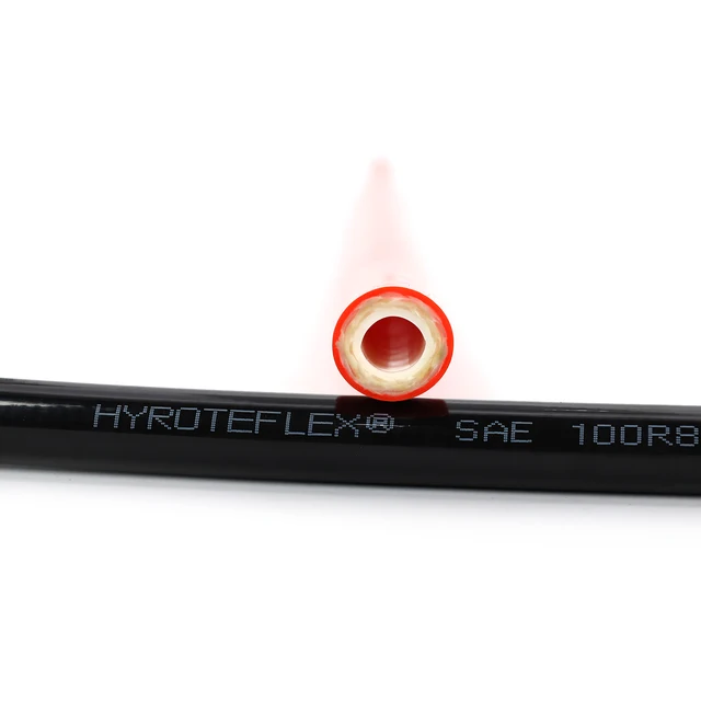 Flexible Thermoplastic Synthetic Fiber Hydraulic Rubber SAE100 R7 R8 Hose