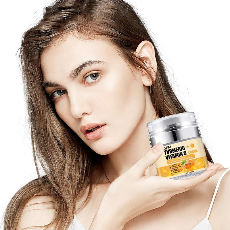 Custom Best Without Side Effects Turmeric Vitamin C Moisturising Anti Wrinkle Face Cream Lotion
