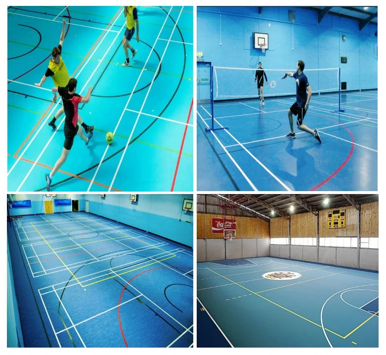 Pvc Taraflex Vinyl Roll Sports Floor For Futsal Soccer Football Courts