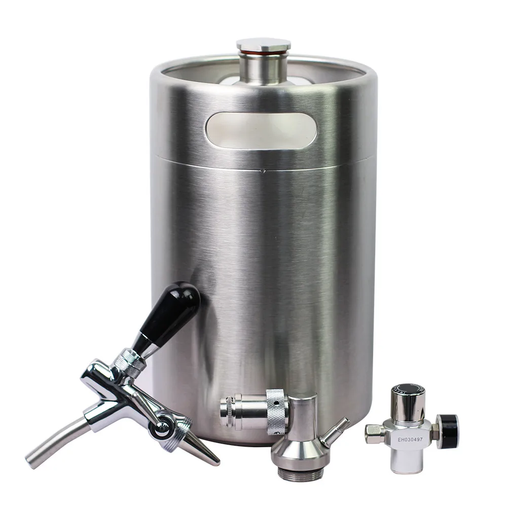 Custom Logo Homebrew Stainless Steel 304 Beer Keg Dispenser Portable ...