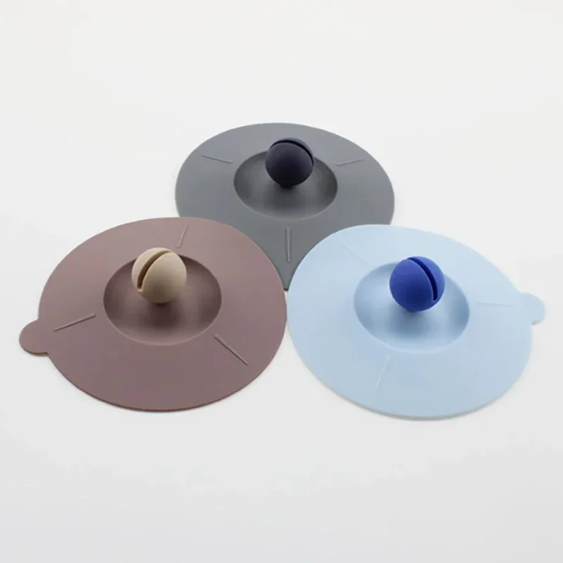 product food grade silicone cup lid with dustproof breakfast mug and spoon modern design tea cups  saucers-5