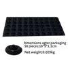 50 black granules per sheet