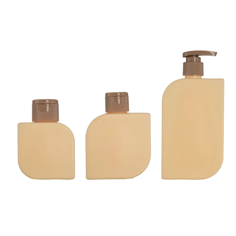 500ml 350ml 500ml Custom Design Soft Touch Biodegradable Packaging Body Lotion Shampoo Bottle