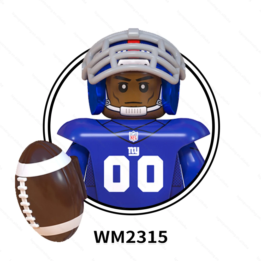 Custom Minifigure Football Buffalo Bills