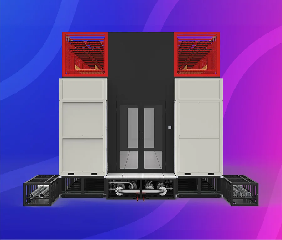 Prefabricated Skid Modular Pod Data Center Process Server Rack ...