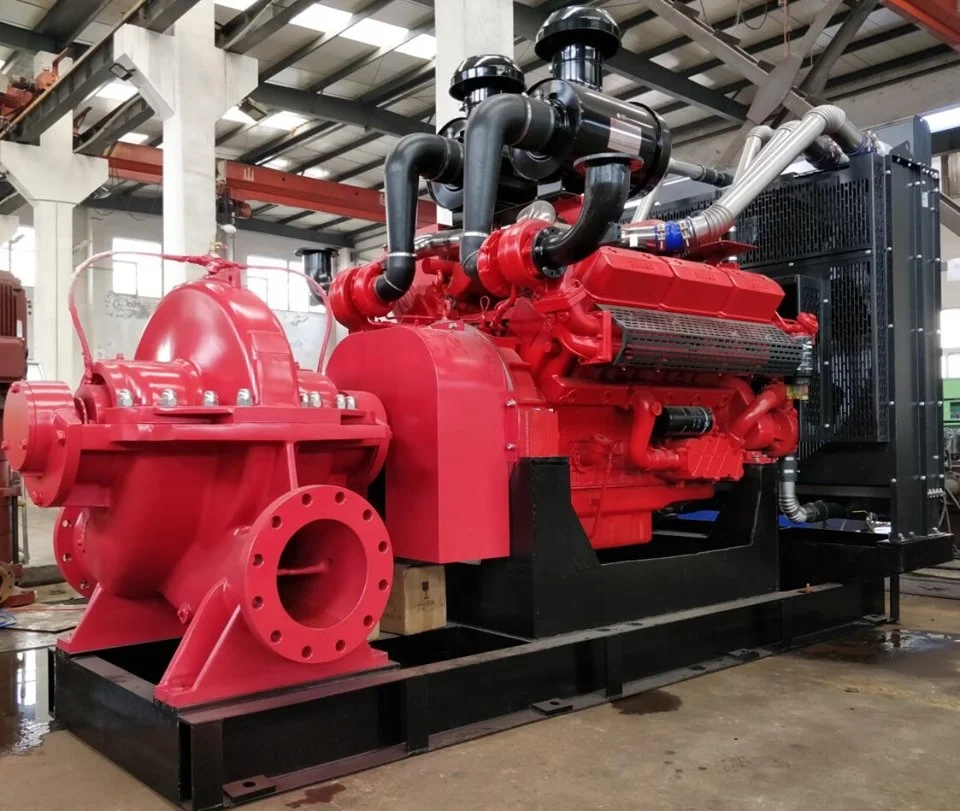 Irrigation Pump System Horizontal Split case Double Suction Centrifugal Water Pump
