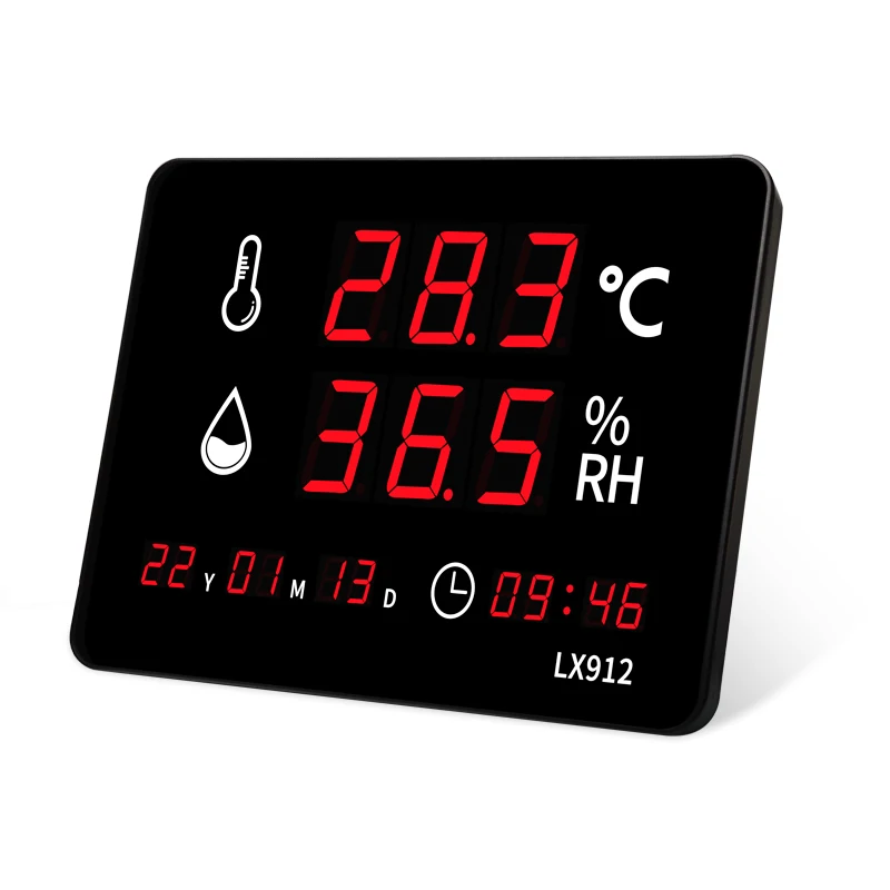 Factory Indoor Large Number Display Temperature Thermometer Hygrometer for  Home Office - China Indoor Hygrometer Thermometer, Digital Thermometer