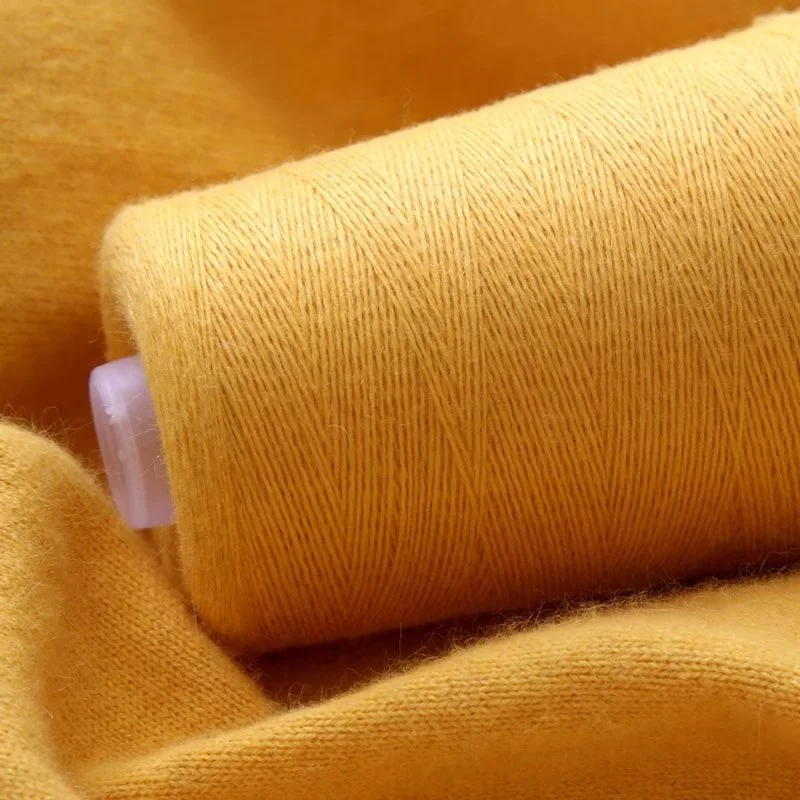 Лотос пряжа кружева вес нм кашемировая шерсть Смешанная Мягкая цветная пряжа на конусе для машинной вязки