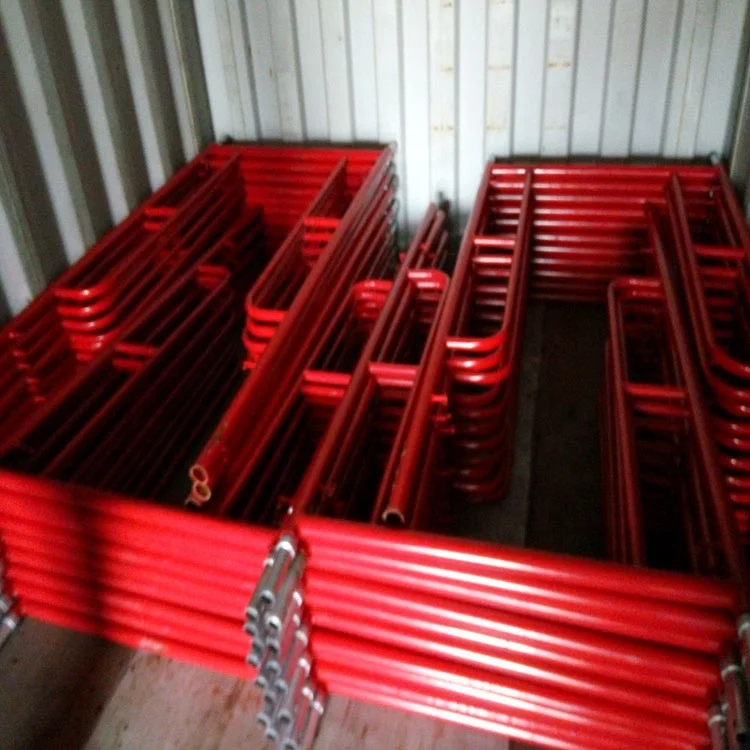Quick-Install Steel Scaffolding Frame for Temporary and Permanent Use