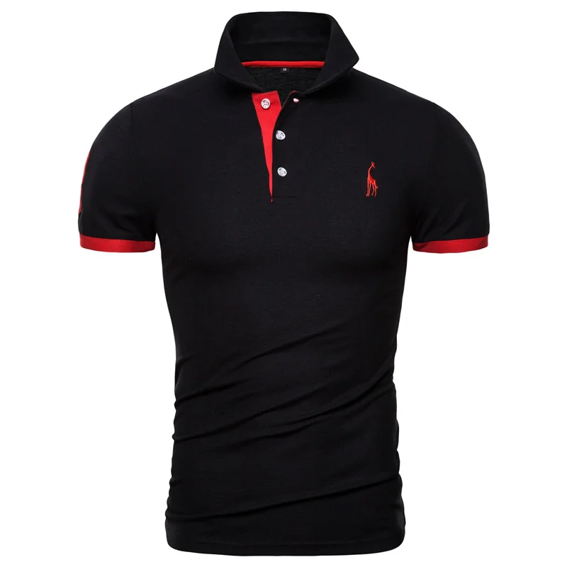 2022 Men's Summer Embroidered Polo Shirts Office Casual Man Plus Size ...