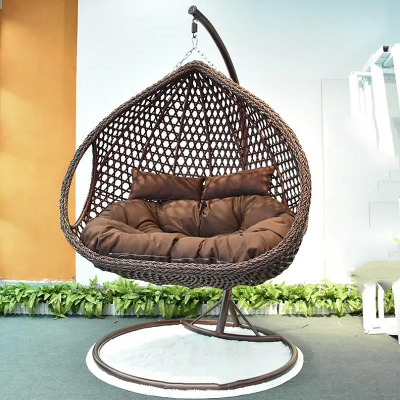 Rattan Chair Hanging Rattan Bench Double Seat Hanging Rattan Swing