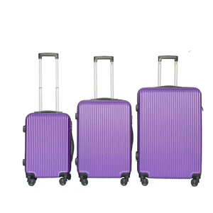 Designer Luxury Trolley ABS Luggage Box Set Wholesale Business Modern Popular Travel Bag With Spinner Caster Combination Lock