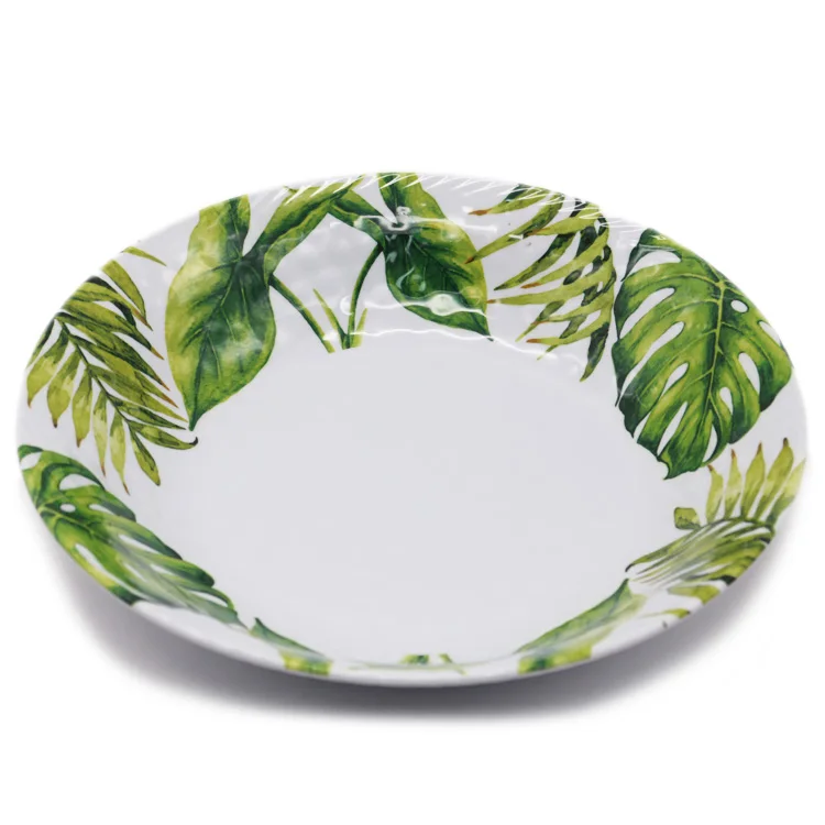 Quare Mini Noodle Salad Serving Lid Melamine Soup with Lid Sugar Speckle Bowl