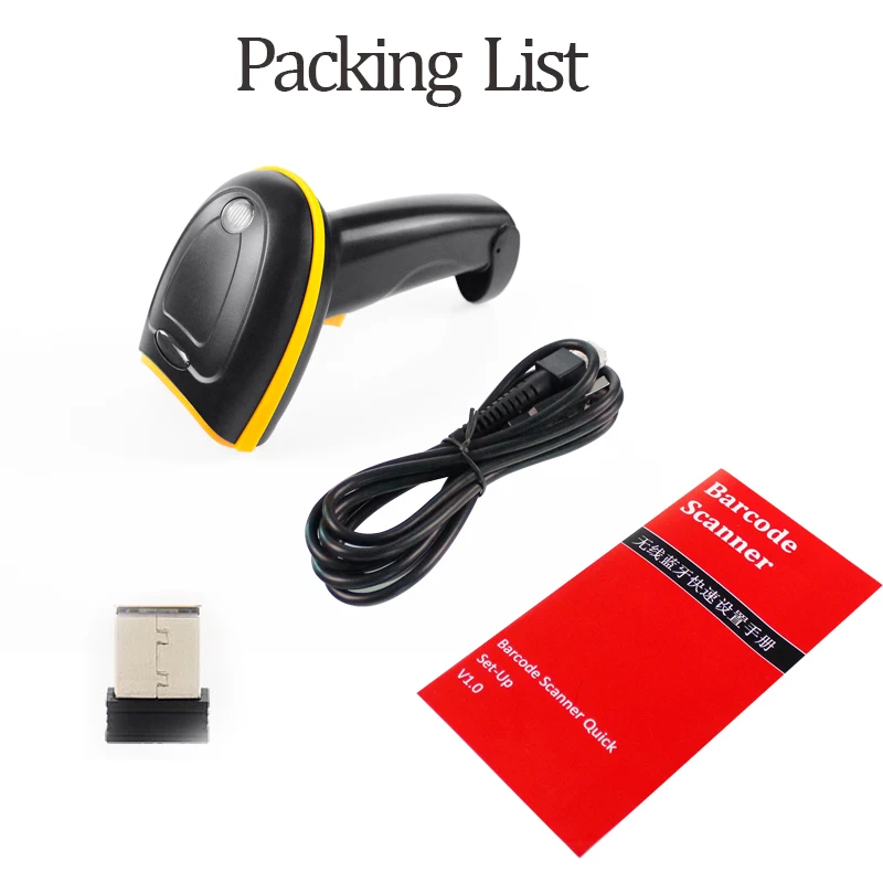 Cheapest Price 1D 2D QR Code USB Wired Wireless Handheld Bar Code Reader Barcode Scanner
