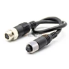 Câble M12 vers Mini DIN, Cordon de Transmission de Signal Industriel