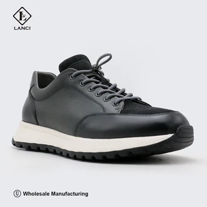 LANCI Sport Shoes Manufacturers in China Mens Shoes Made of Cowhide Sneakers for Men High Quality