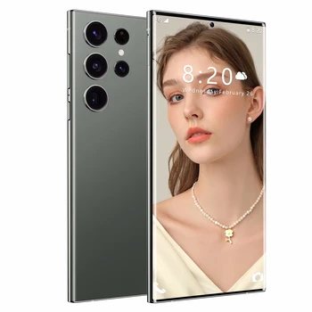S24 Ultra 16GB+1TB New Design Smart Mobile Phone with 7.3 Inch HD Screen 108MP Rear Camera Powerful Deca Core CPU for Gaming