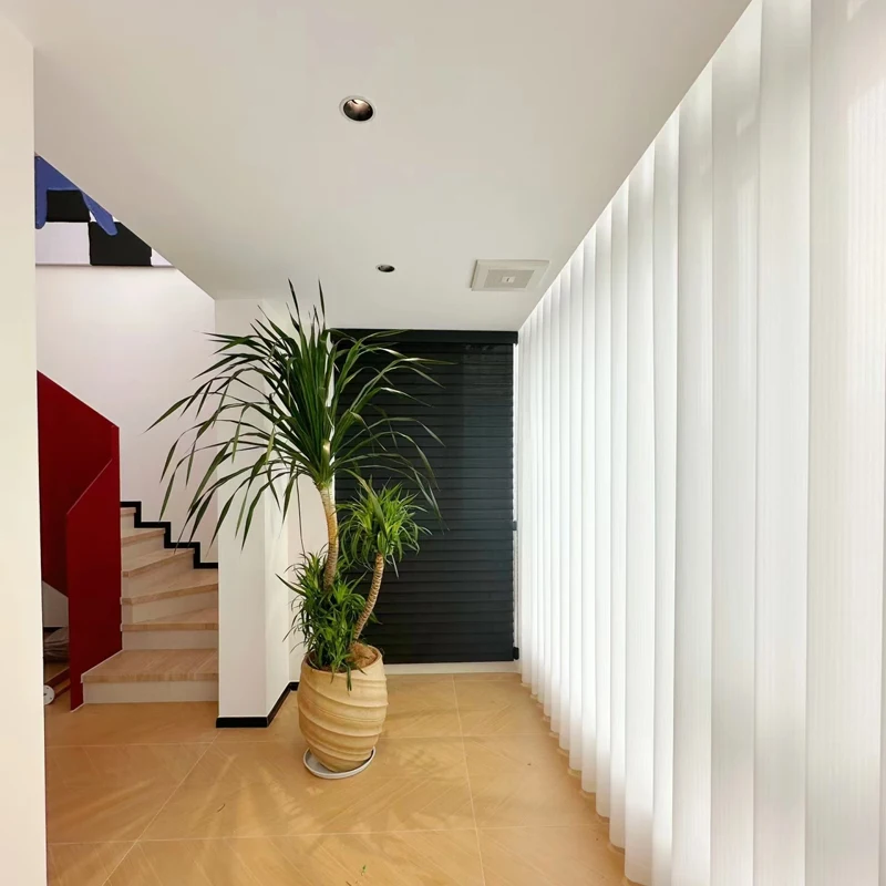 JUNERED High-end Custom Sheer Curtains  for Doors Sun Protection Screens Garden Screens for Enhanced Safety