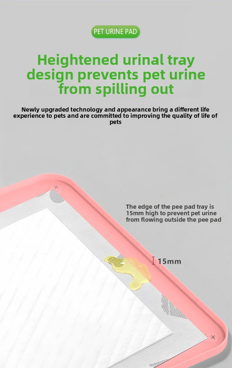 Can Be Reused Pet Diaper Training Pad Anti Overflow Bowl Mat Portable Pet Waterproof Silicone Mat manufacture