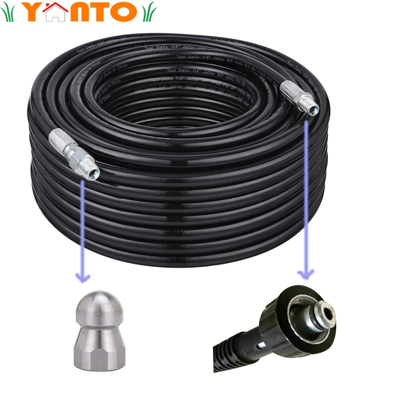 50m Sewer Jetter Hose Pressure Washer 