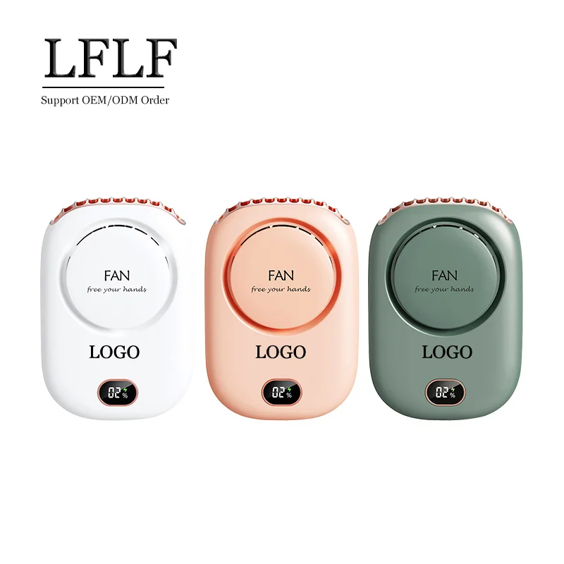 Милое ожерелье от производителя вентилятор с аккумулятором воздушный охладитель портативный Перезаряжаемый безлопастный подвесной шейный мини-вентилятор для ребенка на