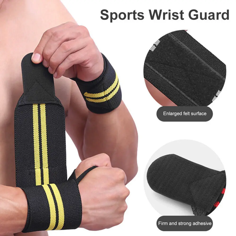 Fitness Gym Hand Wrist Band Support Wrap Bandage Weight Lifting Strap