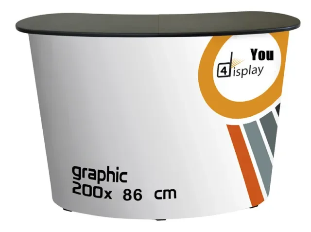 High Quality Pop up Table Foldable Aluminum Custom Promotion Counter Table Display Stand Pop up Counter