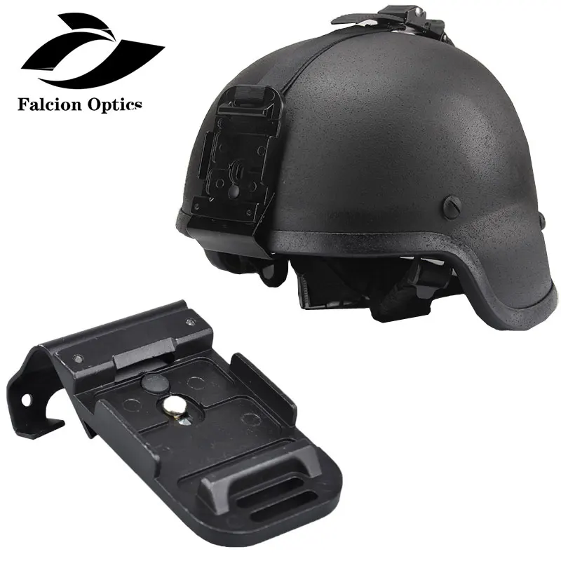 Coyote Brown Anodized NVG Mount For ACH/MICH Helmets - Night Vision NOD Bracket
